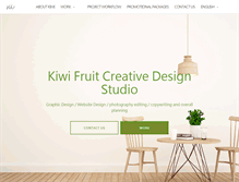 Tablet Screenshot of kiwifruit-design.com